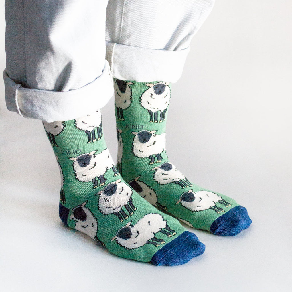 Bare Kind Save the Sheep Bamboo Socks