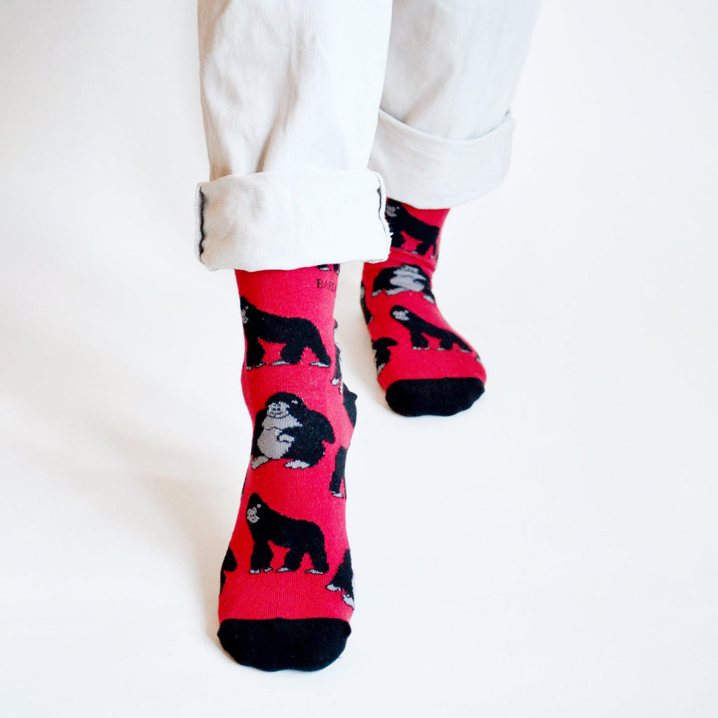 Bare Kind Save the Gorillas Bamboo Socks