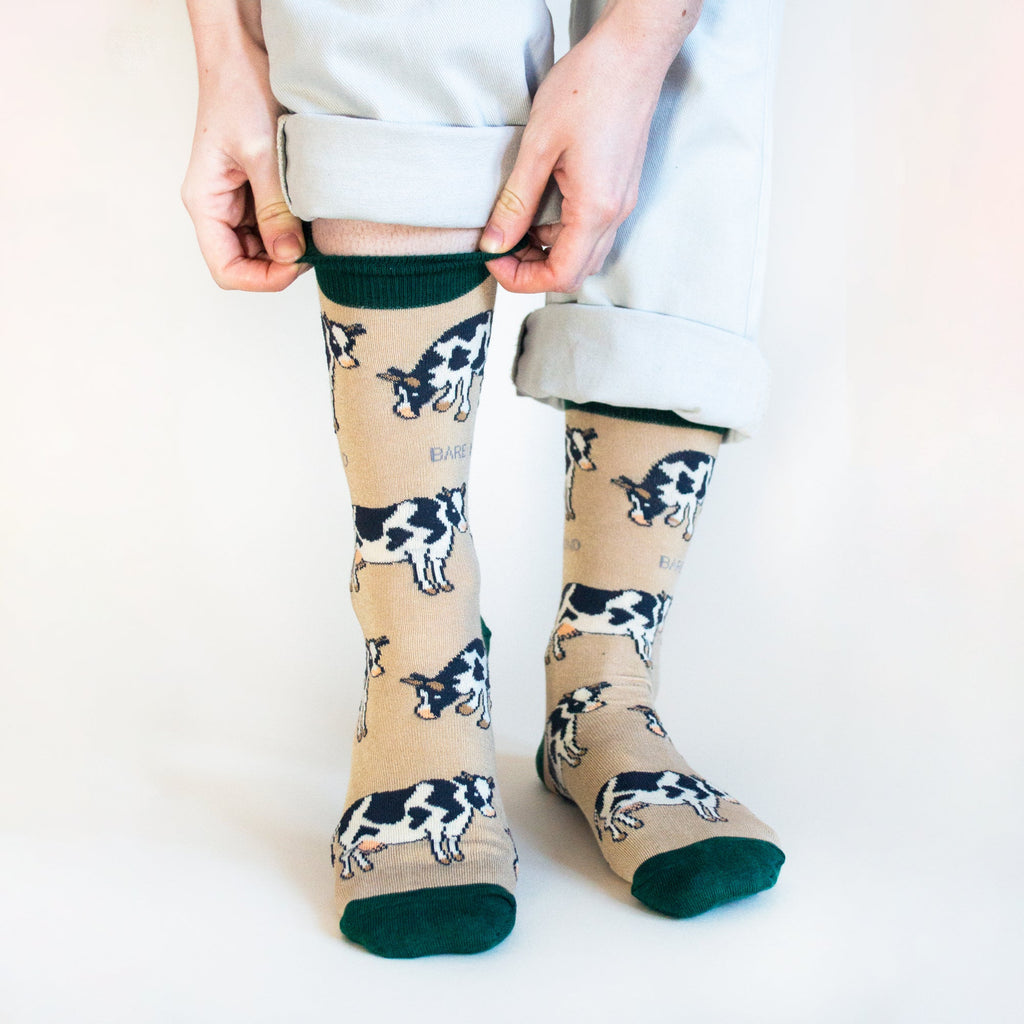 Bare Kind Save the Cows Bamboo Socks
