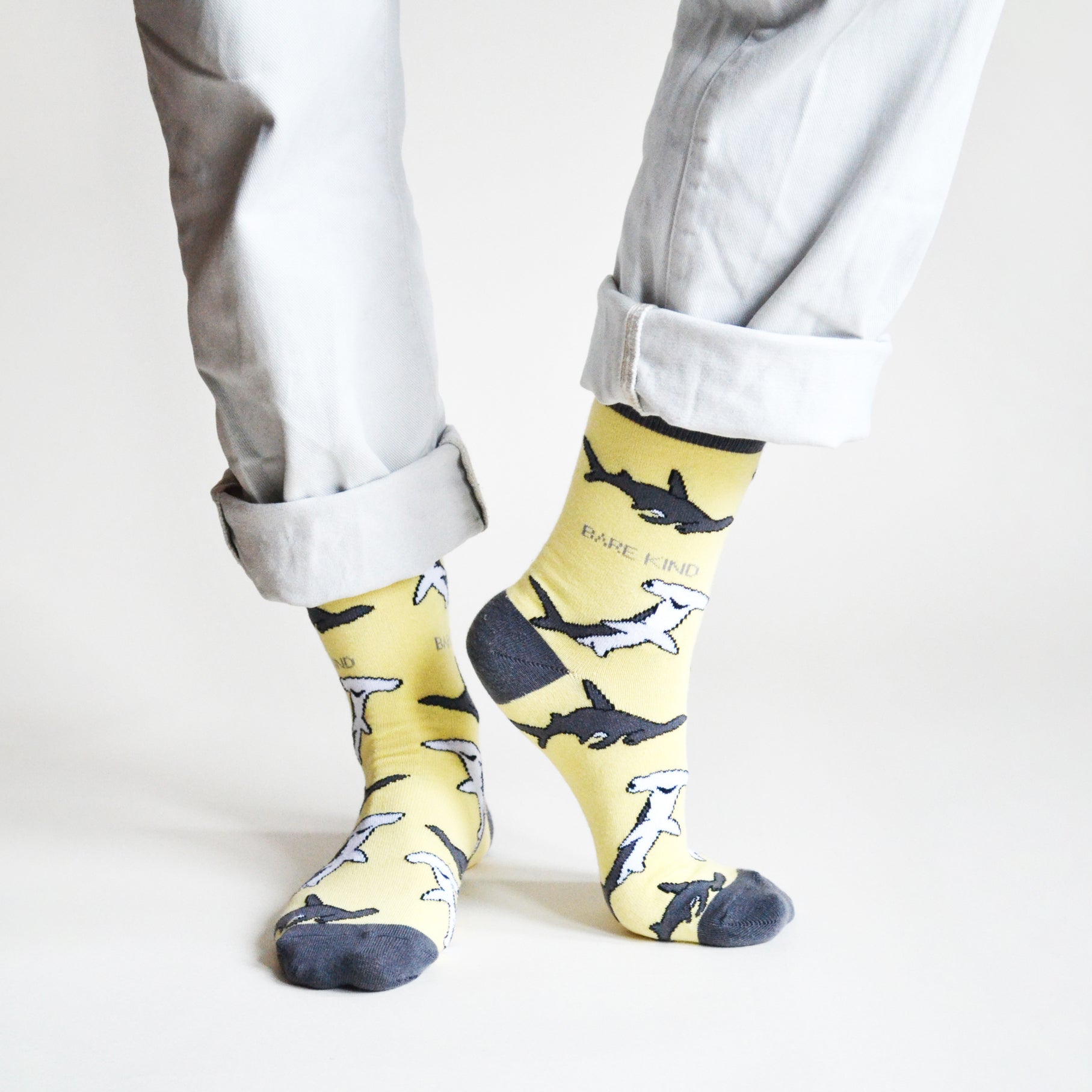 Bare Kind Save the Sharks Bamboo Socks