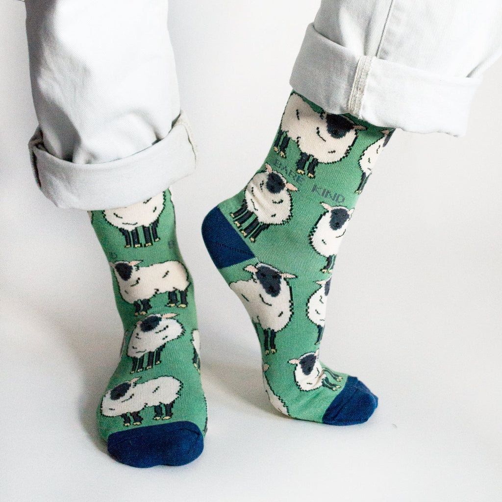 Bare Kind Save the Sheep Bamboo Socks