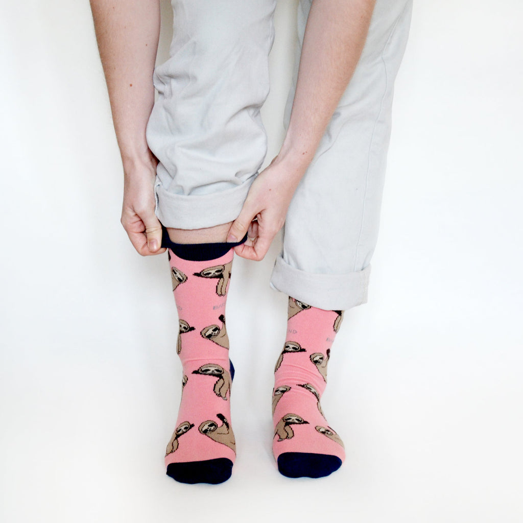 Bare Kind Save the Sloths Bamboo Socks