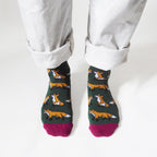 Bare Kind Save the Foxes Bamboo Socks