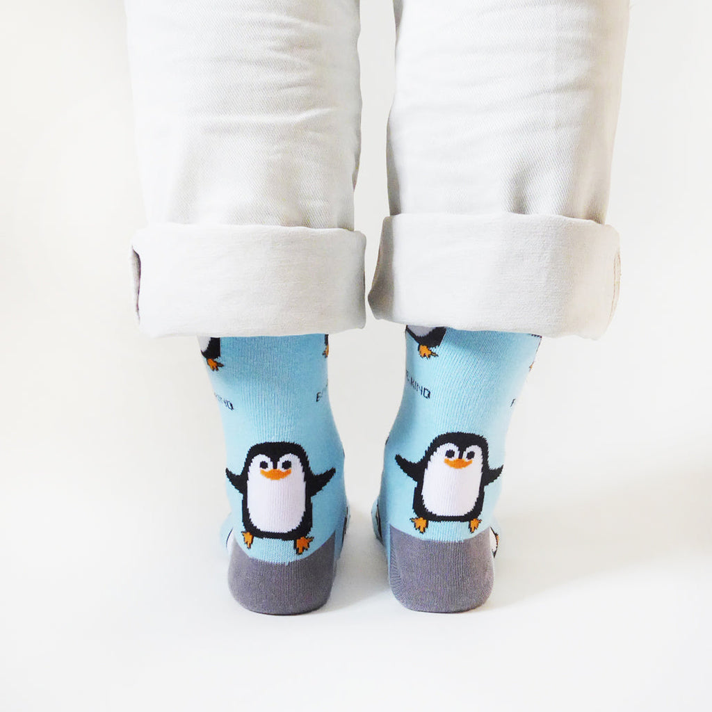 Bare Kind Save the Penguins Bamboo Socks
