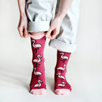 Bare Kind Save the Flamingos Bamboo Socks