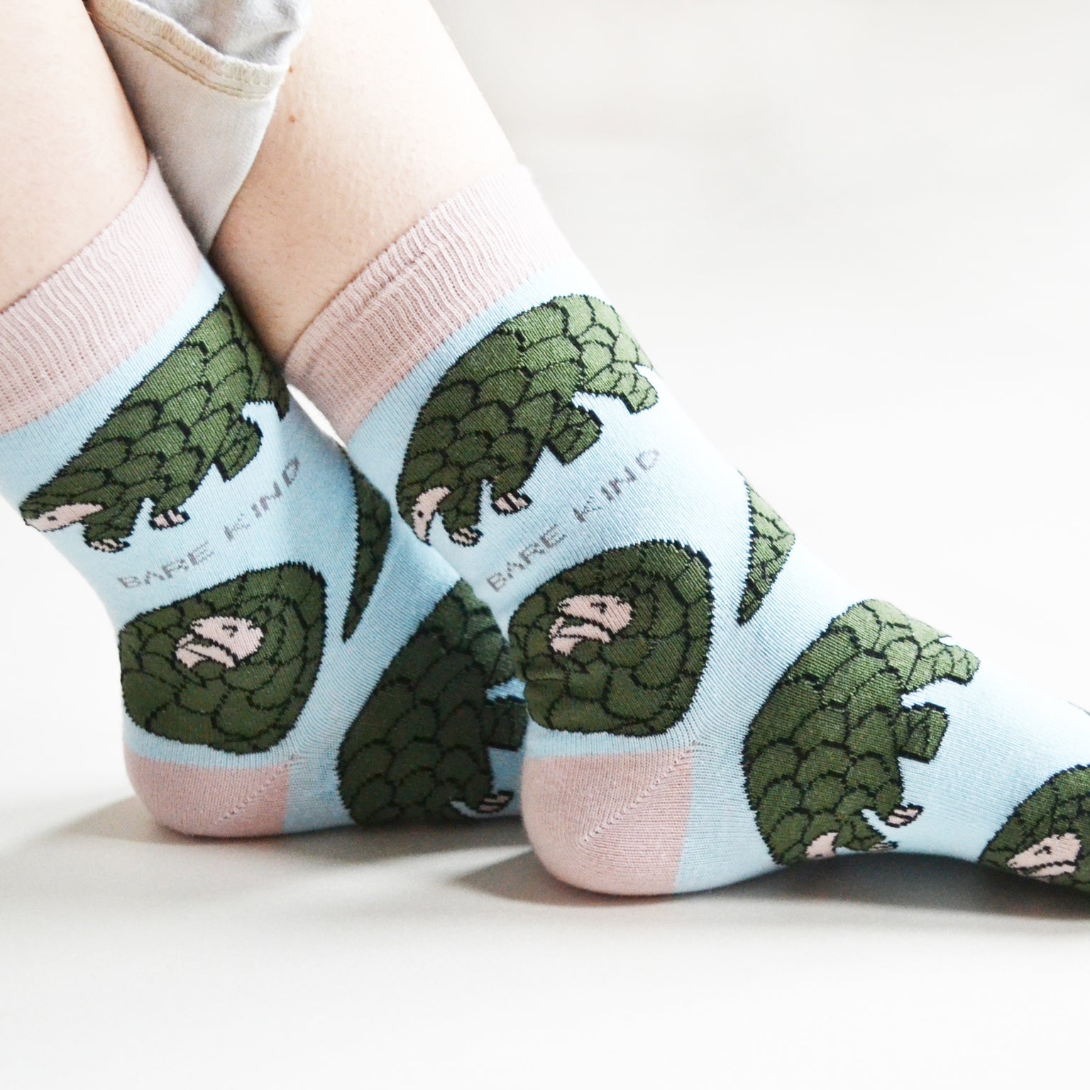 Bare Kind Save the Pangolins Bamboo Socks