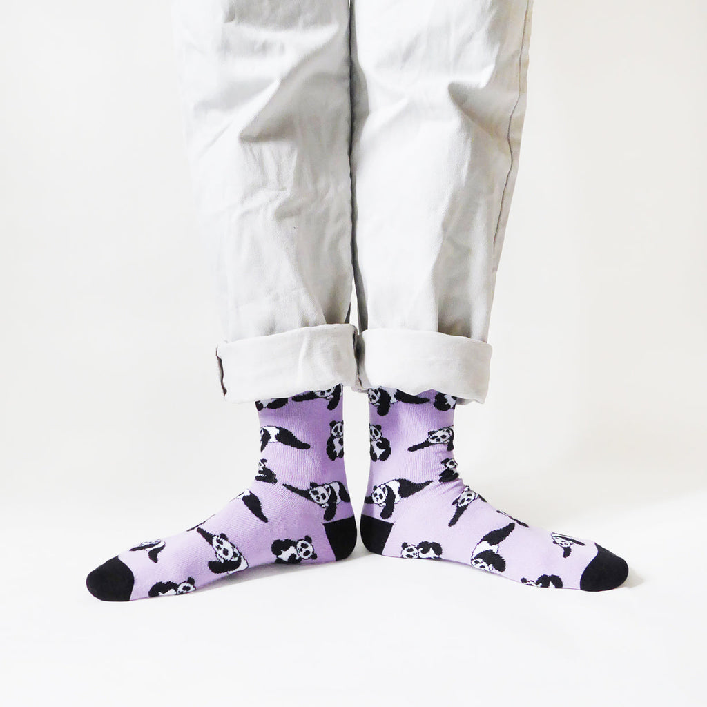 Bare Kind Save the Pandas Bamboo Socks