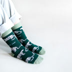 Bare Kind Save the Snow Leopards Bamboo Socks