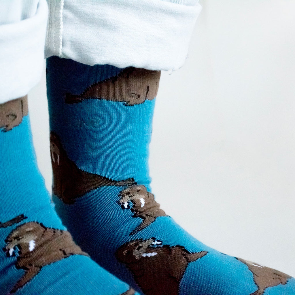 Bare Kind Save the Walrus Bamboo Socks