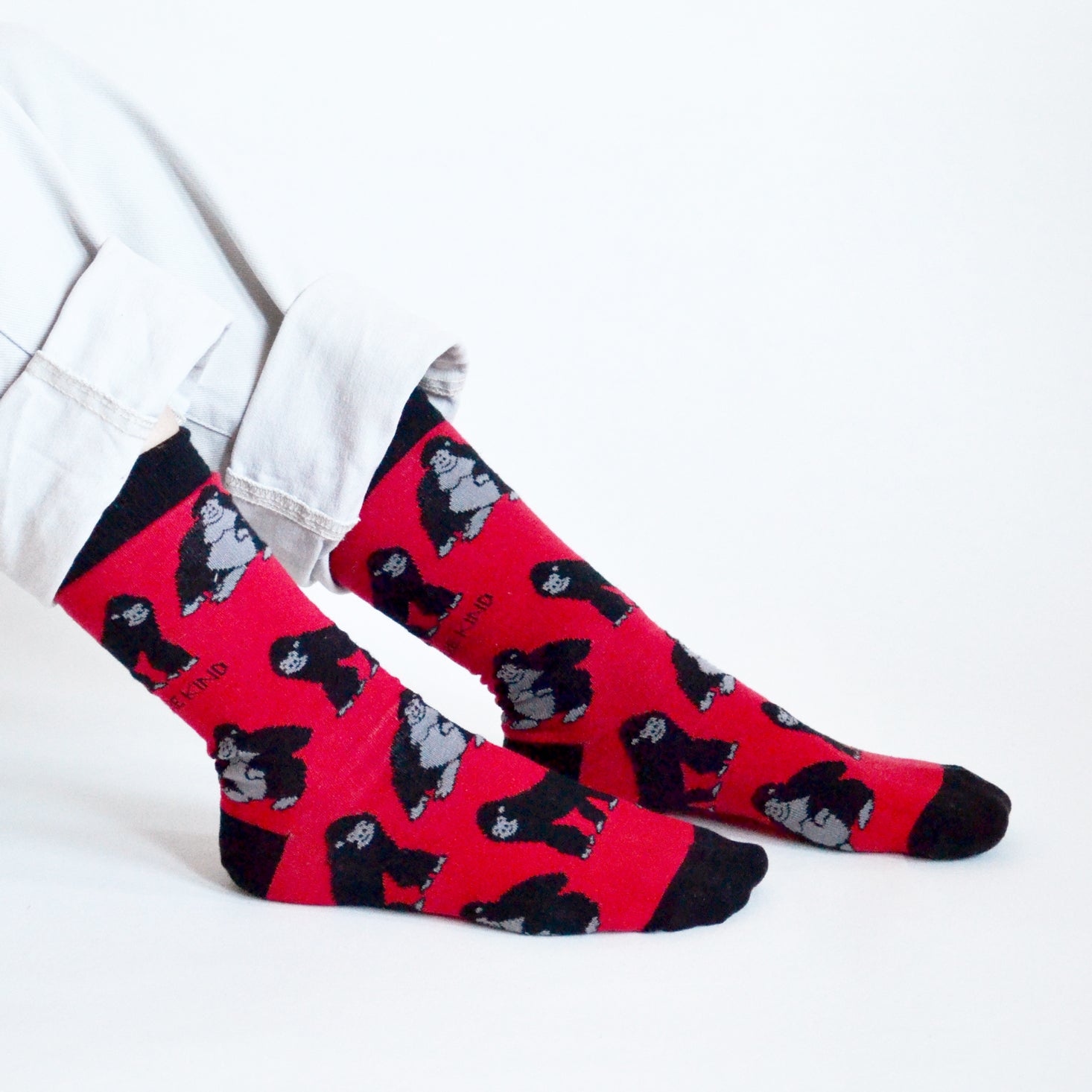 Bare Kind Save the Gorillas Bamboo Socks