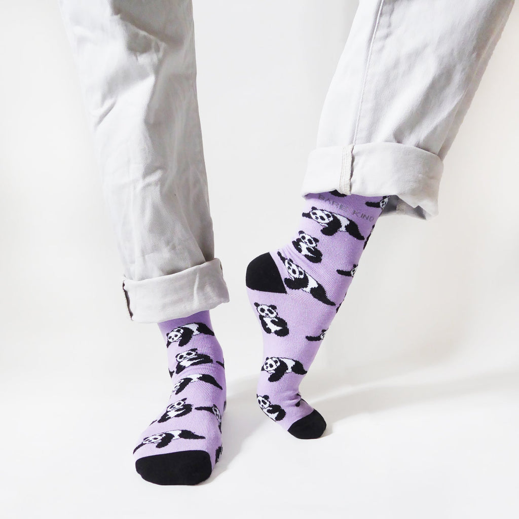 Bare Kind Save the Pandas Bamboo Socks