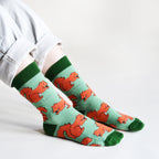 Bare Kind Save the Red Squirrels Bamboo Socks