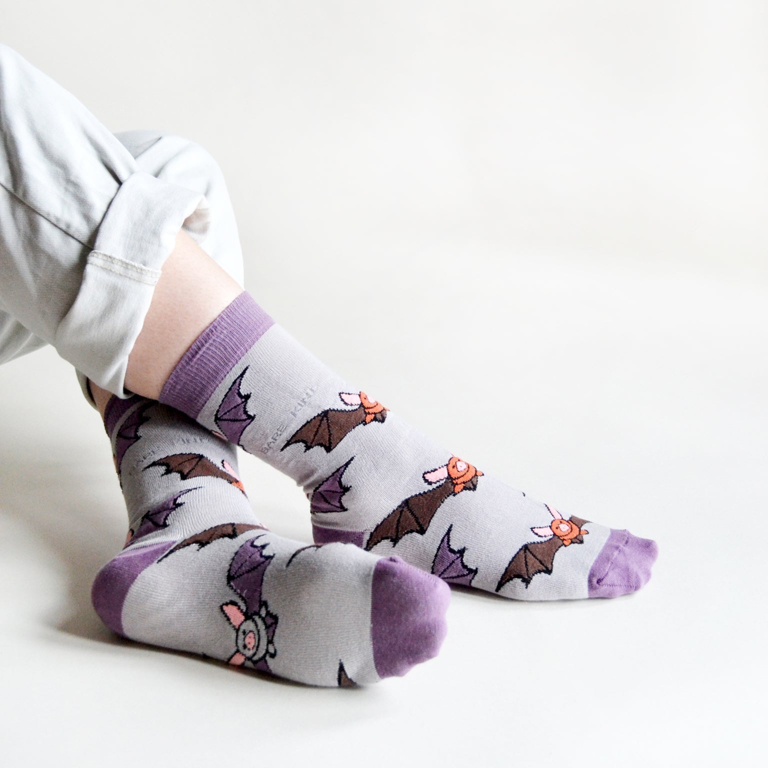Bare Kind Save the Bats Bamboo Socks