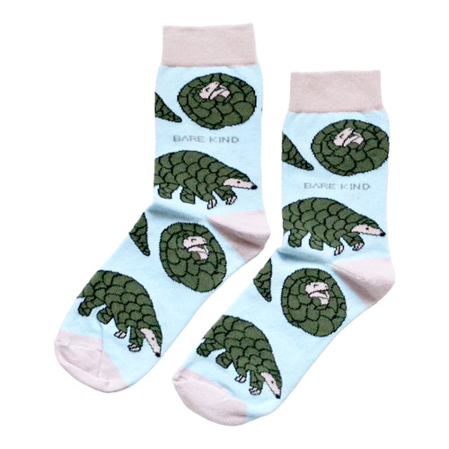 Bare Kind Save the Pangolins Bamboo Socks