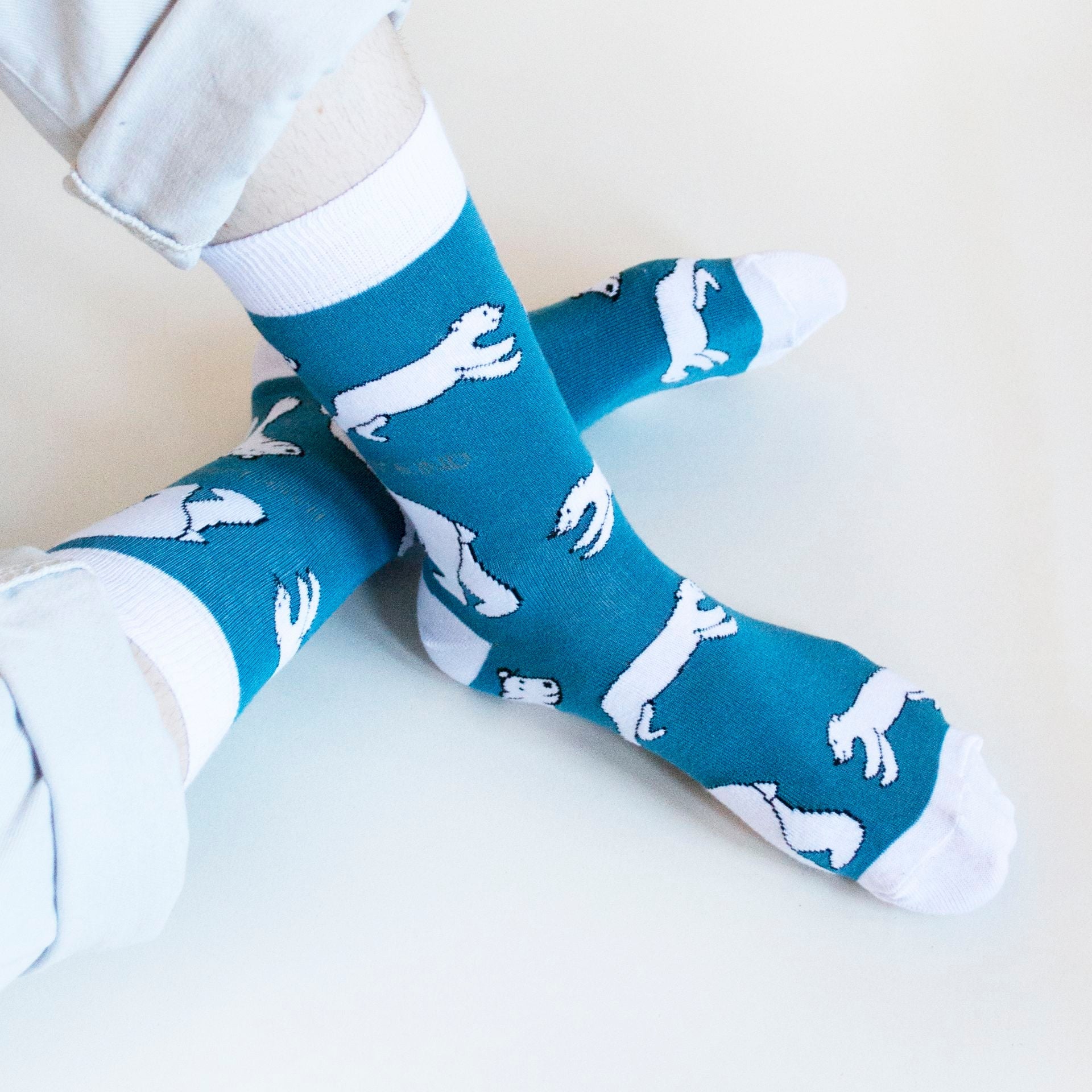 Bare Kind Save the Polar Bears Bamboo Socks