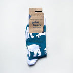 Bare Kind Save the Polar Bears Bamboo Socks