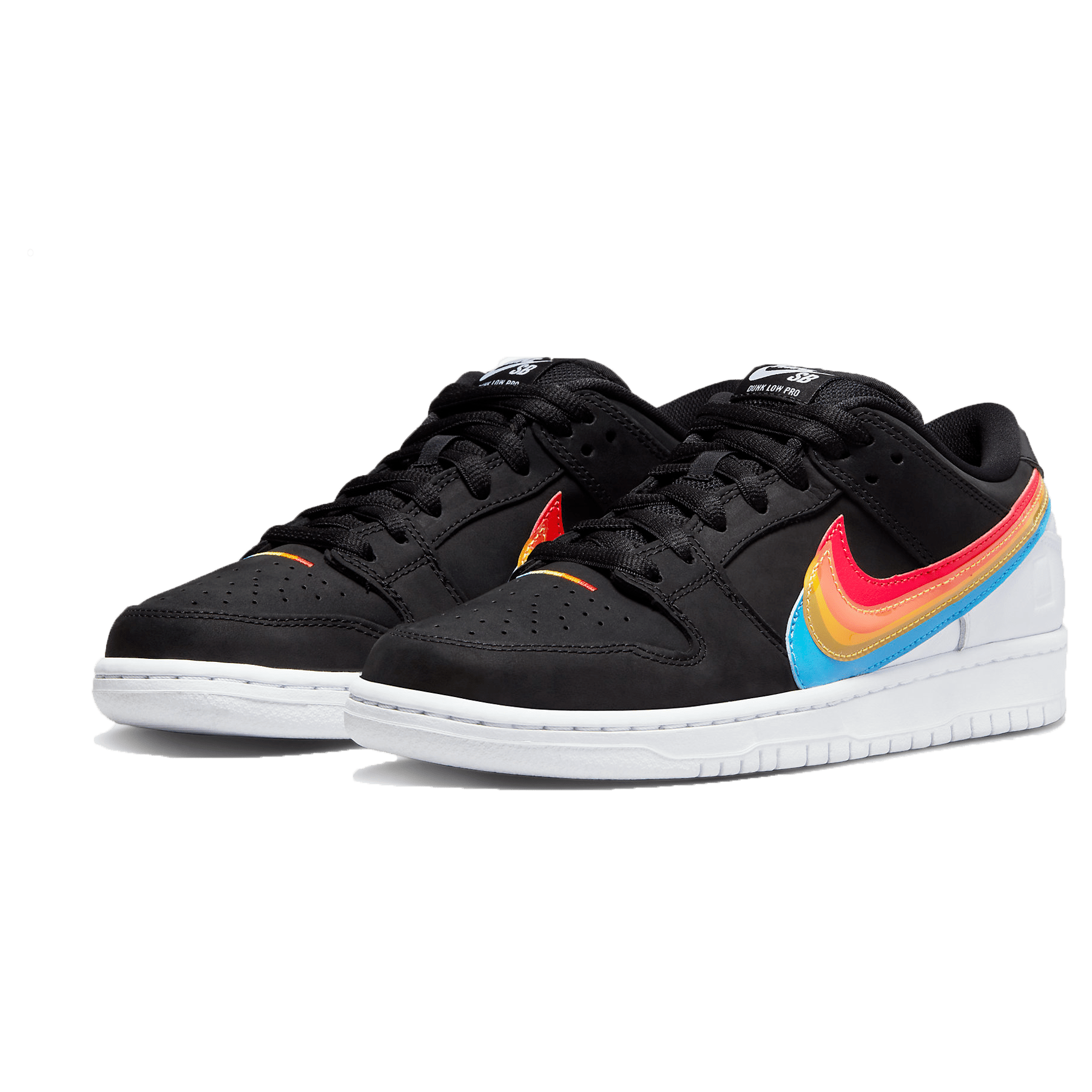 Polaroid x Nike SB Dunk Low trainers alternate side view