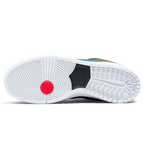 Polaroid x Nike SB Dunk Low trainers heel view