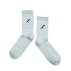 Bare Kind Save the Puffin Ribbed Bamboo Socks