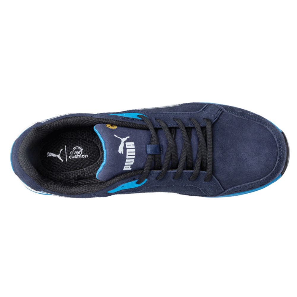 Puma Airtwist Low S3 ESD HRO SRC Safety Work Safety Trainers Shoe Black / Blue