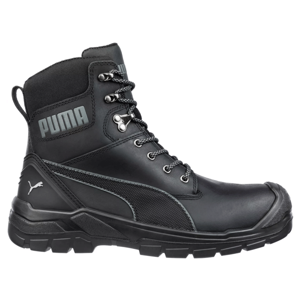 Puma Conquest High S3 WR HRO SRC Safety Work Safety Boots Black / Stone