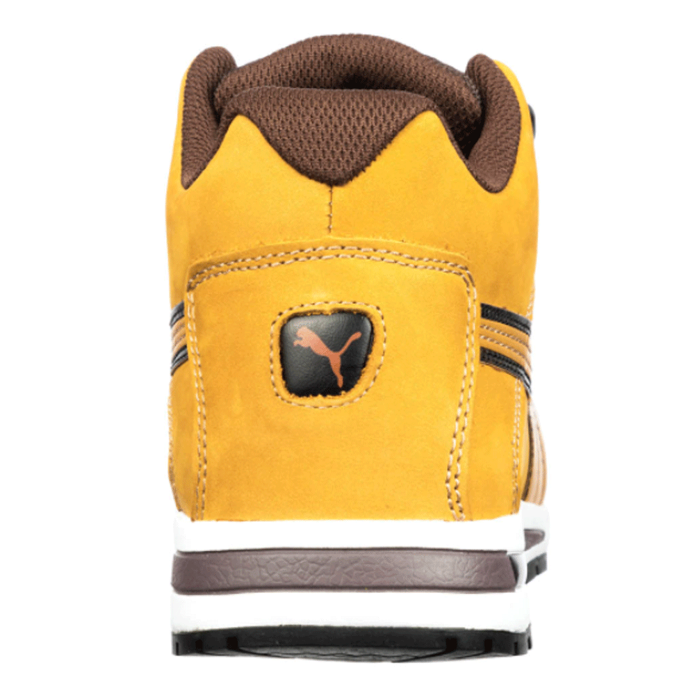 Puma Dash Mid S3 HRO SRC Safety Work Safety Boots Trainer Wheat