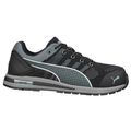 Puma Elevate Knit Low S1P ESD HRO SRC Safety Work Safety Trainers Shoe Black / Grey / Blue / Green