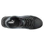 Puma Elevate Knit Low S1P ESD HRO SRC Safety Work Safety Trainers Shoe Black / Grey / Blue / Green