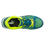 Puma Elevate Knit Low S1P ESD HRO SRC Safety Work Safety Trainers Shoe Black / Grey / Blue / Green