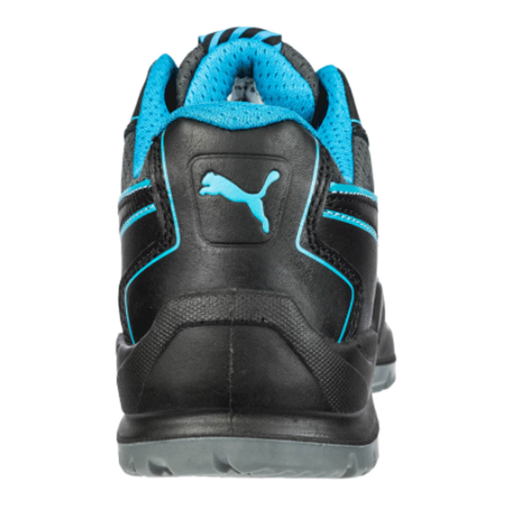 Puma Niobe Low Womens S3 ESD SRC Safety Work Safety Trainers Shoe Black / Blue