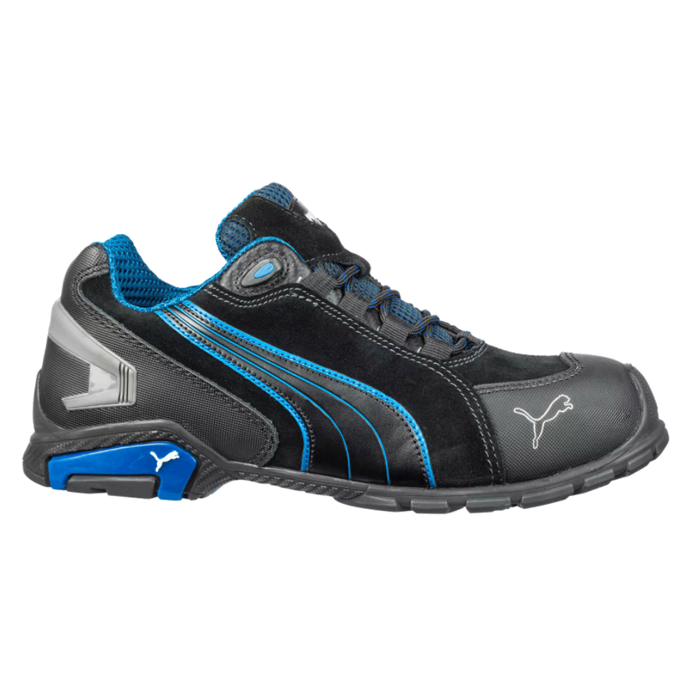 Puma Rio Low S3 SRC Safety Work Safety Trainers Shoe Black / Blue