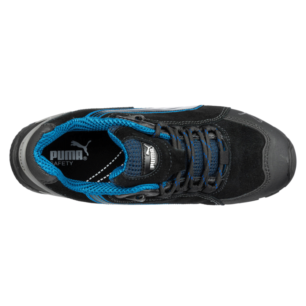 Puma Rio Low S3 SRC Safety Work Safety Trainers Shoe Black / Blue