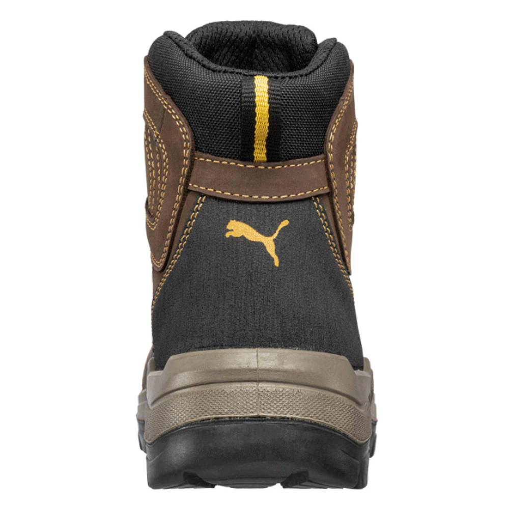 Puma Sierra Nevada Mid S3 WR HRO SRC Safety Work Safety Boots Brown / Grey