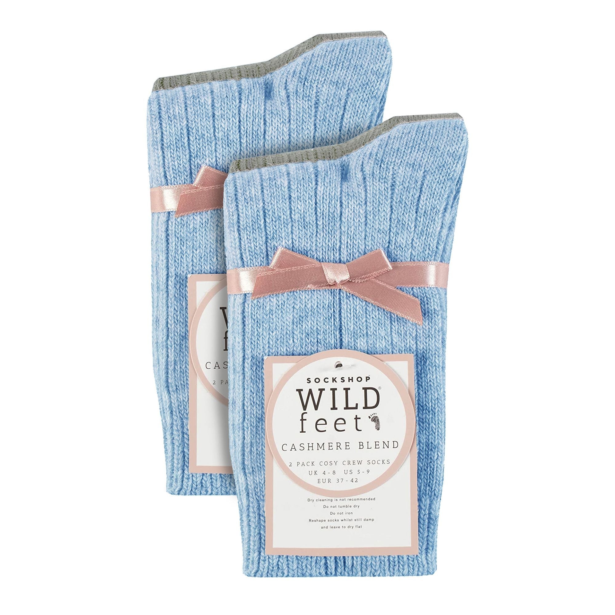 Wildfeet 4 Pack Womens Cashmere Boot Socks