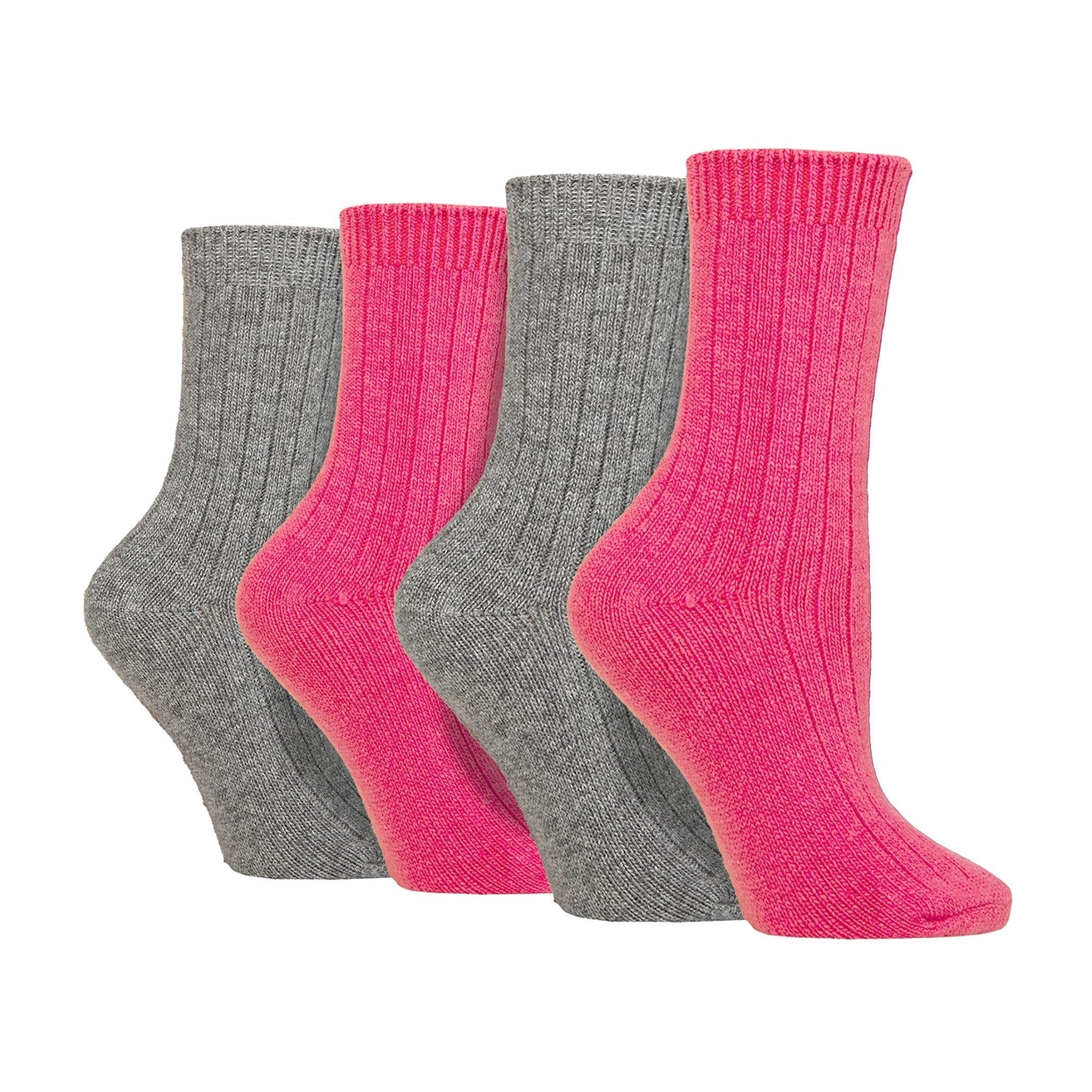 Wildfeet 4 Pack Womens Cashmere Boot Socks