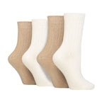 Wildfeet 4 Pack Womens Cashmere Boot Socks