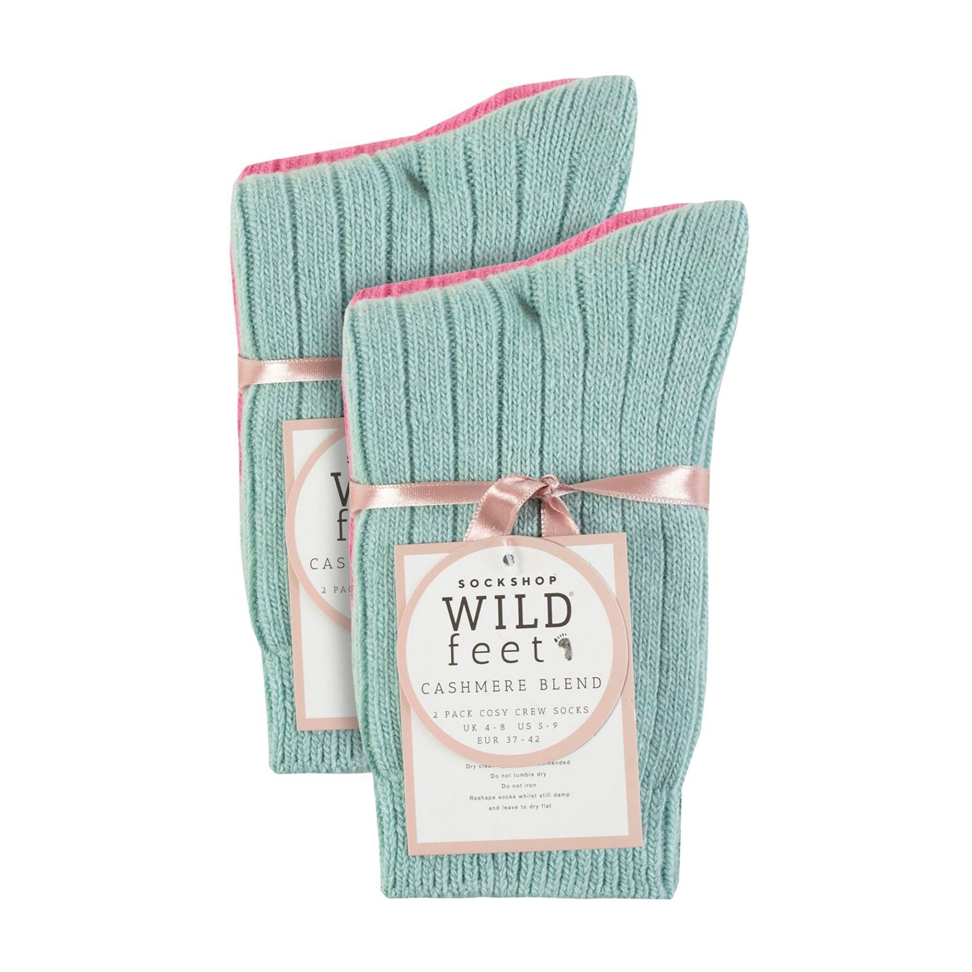 Wildfeet 4 Pack Womens Cashmere Boot Socks