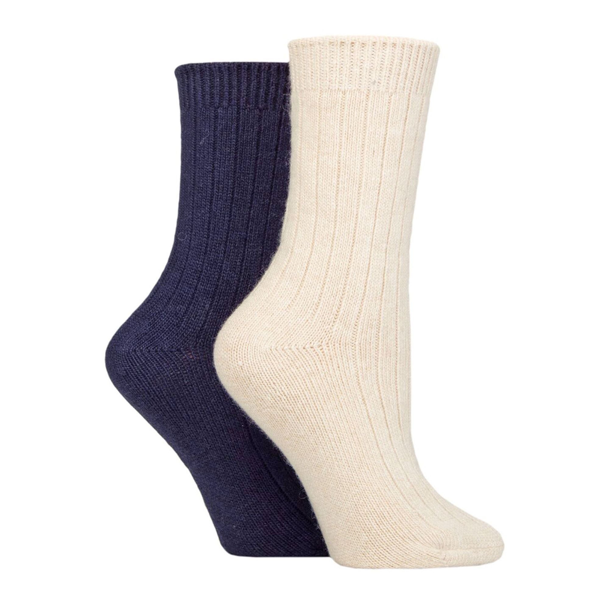 Wildfeet 4 Pack Womens Cashmere Boot Socks