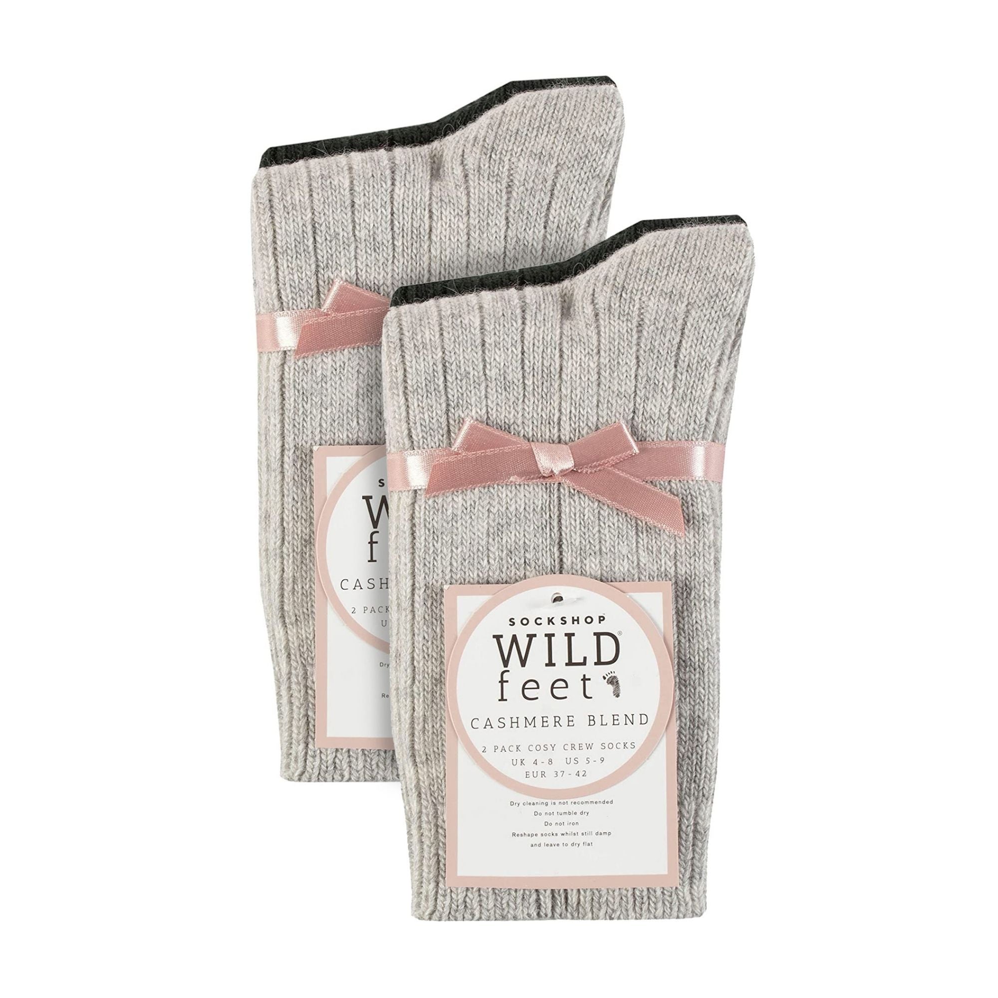Wildfeet 4 Pack Womens Cashmere Boot Socks