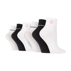 Wildfeet 6 Pair Womens Turn Over Lounge Socks