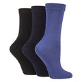 SOCKSHOP 3 Pack Womens Plain Bamboo Socks Socks