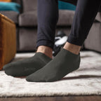SOCKSHOP 3 Pack Mens Plain Bamboo Trainer Liner Socks