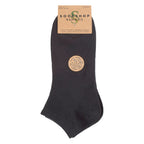 SOCKSHOP 3 Pack Mens Plain Bamboo Trainer Liner Socks