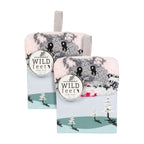 Wildfeet 2 Pack Womens Cozy Bed Socks in Gift Box