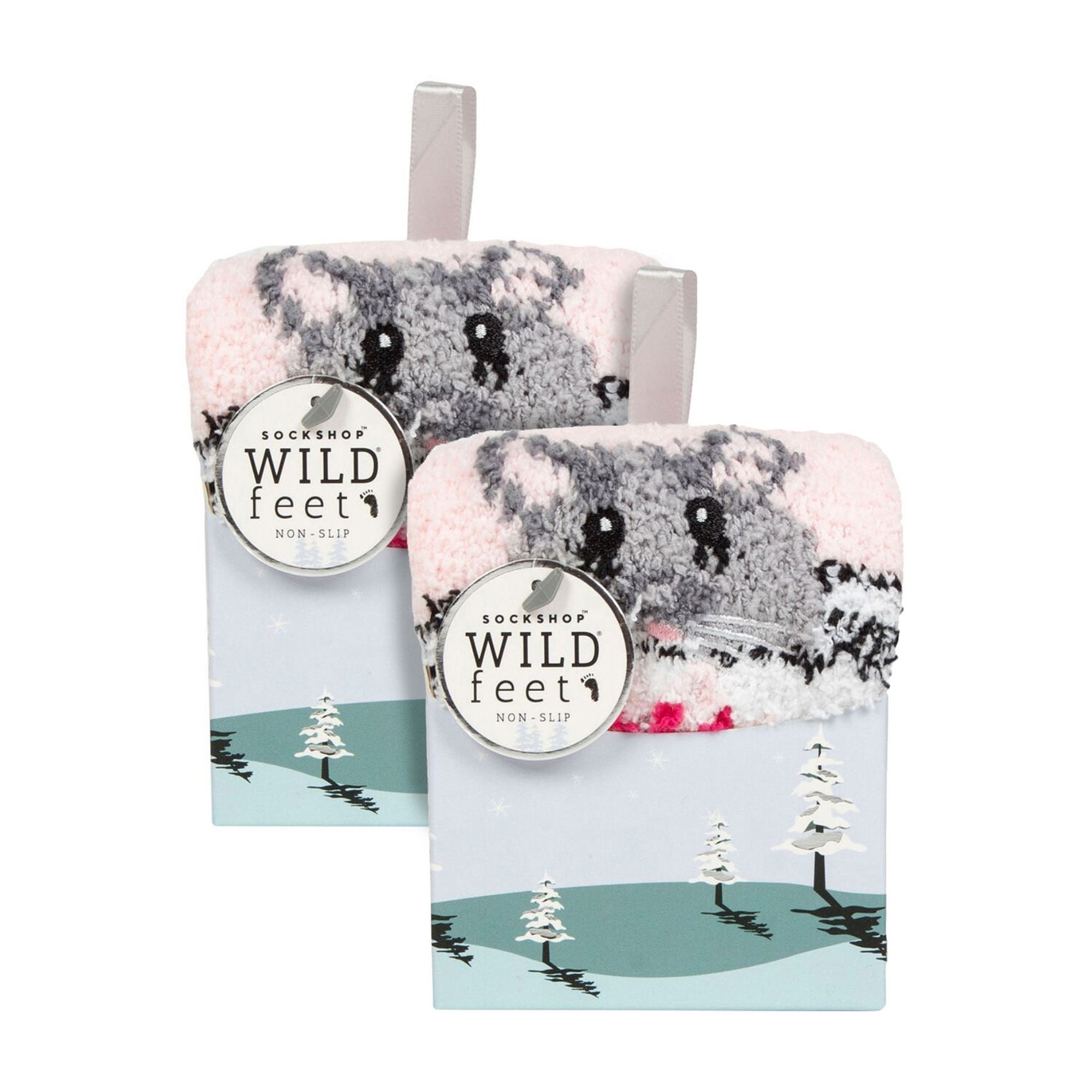 Wildfeet 2 Pack Womens Cozy Bed Socks in Gift Box