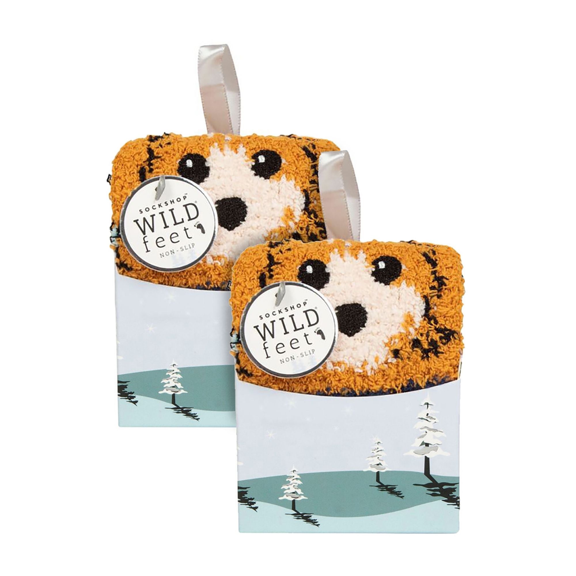 Wildfeet 2 Pack Womens Cozy Bed Socks in Gift Box