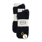 Wildfeet 4 Pack Womens Fleece Thermal Slipper Lounge Bed Socks