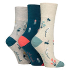 Gentle Grip 6 Pairs Womens RHS Non Elastic Soft Top Diabetic Socks