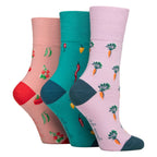 Gentle Grip 6 Pairs Womens RHS Non Elastic Soft Top Diabetic Socks