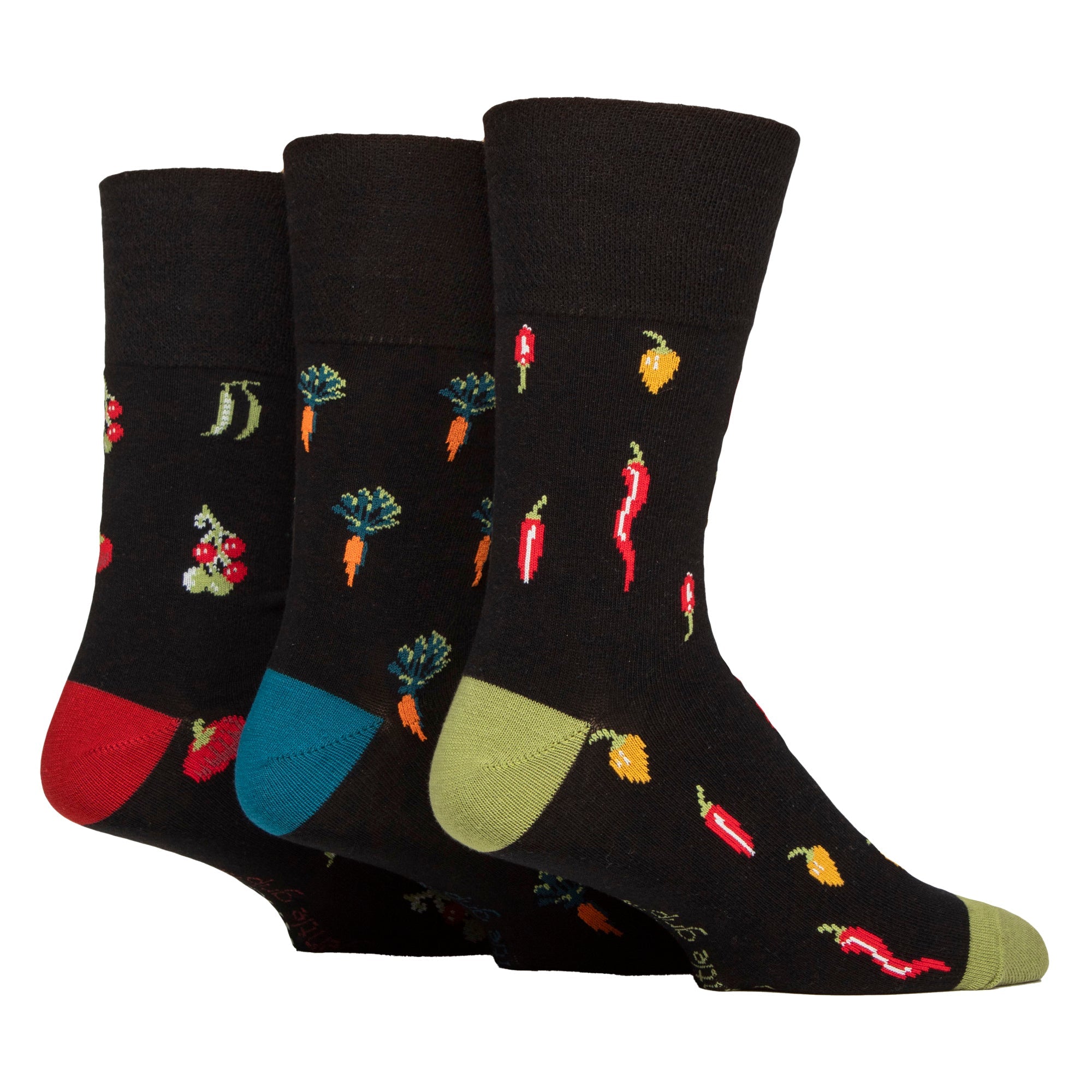 Gentle Grip 6 Pairs RHS Soft Top Non Elastic Diabetic Socks For Men